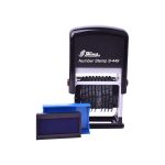 مهر شماره زن 9 رقم با ارتفاع اعداد 4 میلی متر Shiny S-449